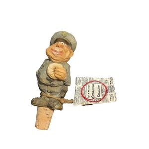 Spit N Whittle Occupation Collection Policeman Wine Cork Gift